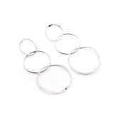 INÉS - large silver earrings